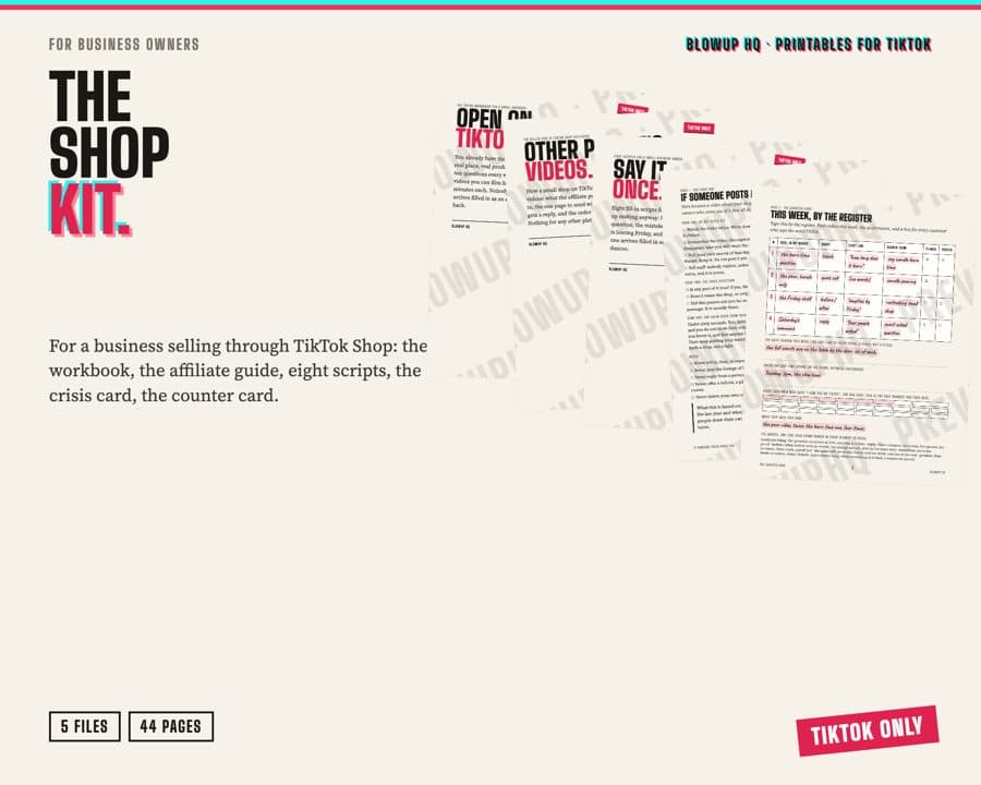 The Shop Kit