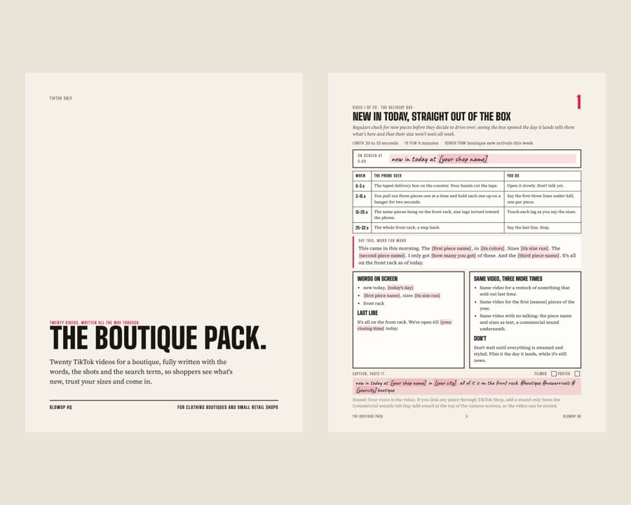 The Boutique Pack