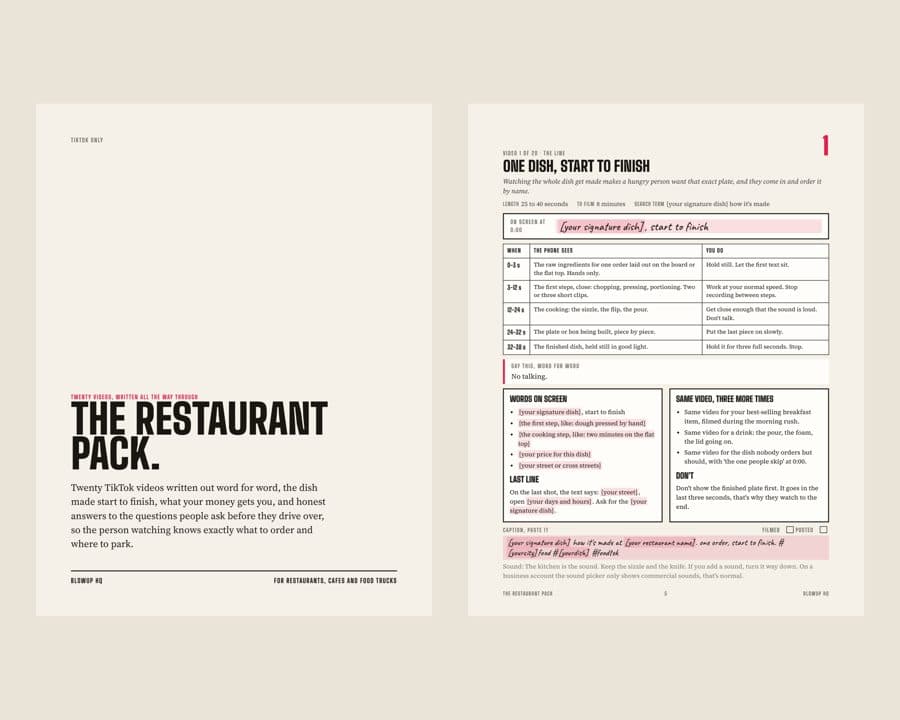 The Restaurant Pack