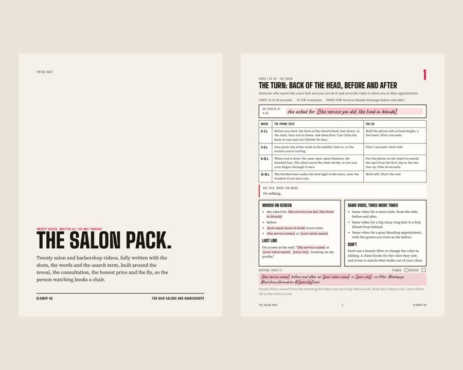 The Salon Pack